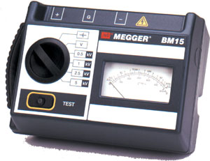 Megger BM15 5kV Insulation Tester